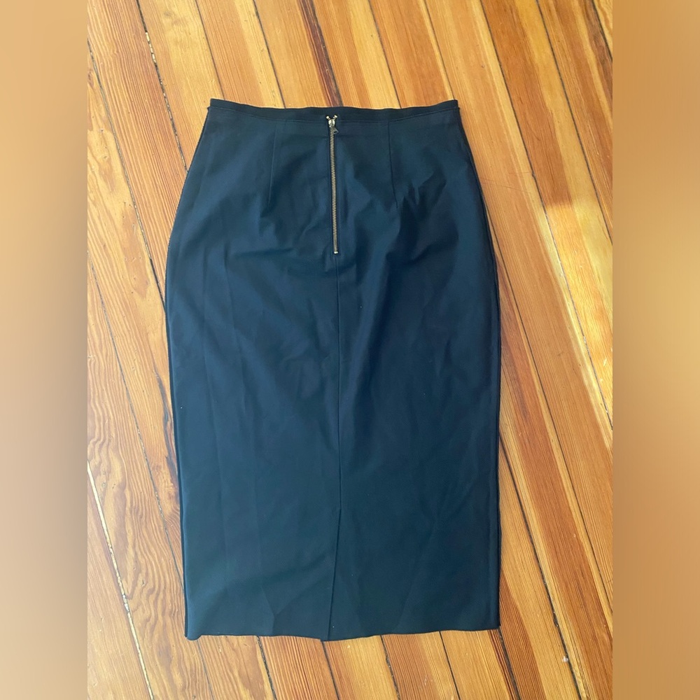 D&G Dolce Gabbana y2k Black Pencil cotton elastic Skirt - Picture 3 of 8